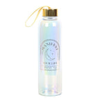 Manifest Your Life Iridescent Glass Water Bottle | Inspired Creative Gifts | UK Supplier