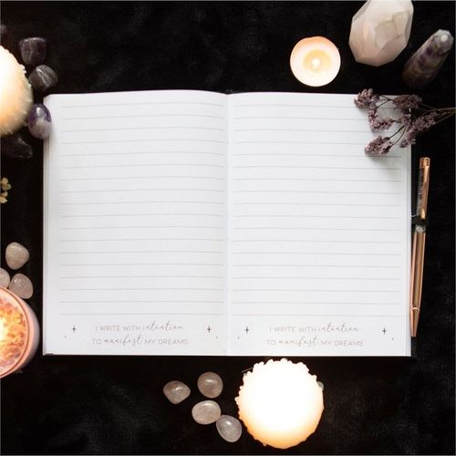 Manifestation Journal with Amethyst Pen | Inspired Creative Gifts | UK Supplier