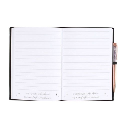 Manifestation Journal with Amethyst Pen | Inspired Creative Gifts | UK Supplier