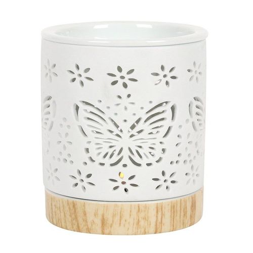Matte Ceramic Butterfly Oil Burner | Inspired Creative Gifts | UK Supplier