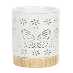 Matte Ceramic Butterfly Oil Burner | Inspired Creative Gifts | UK Supplier