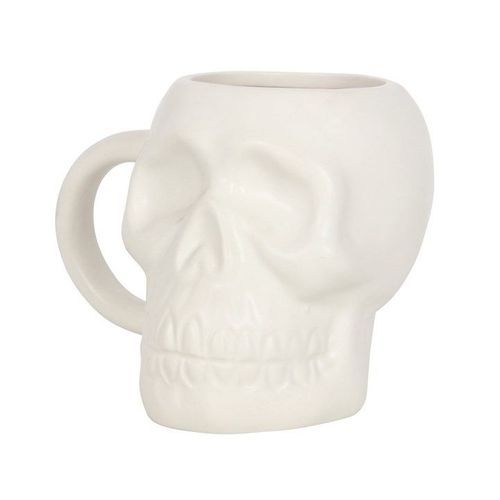 Matte White Skull Mug | Inspired Creative Gifts | UK Supplier