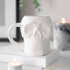 Matte White Skull Mug | Inspired Creative Gifts | UK Supplier