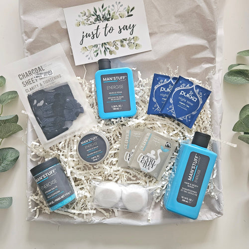 MENS PAMPER BOX | GIFT HAMPERS FOR MEN | Inspired Creative Gifts