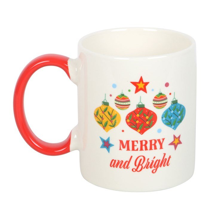 Merry and Bright Bauble Mug | Inspired Creative Gifts | UK Supplier
