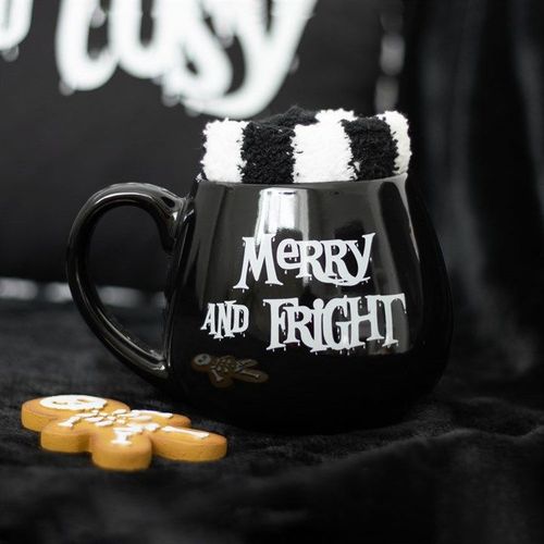 Merry and Fright Mug and Socks Set | Inspired Creative Gifts | UK Supplier