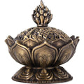 Metal Lotus Incense Cone Holder | Inspired Creative Gifts | UK Supplier