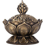 Metal Lotus Incense Cone Holder | Inspired Creative Gifts | UK Supplier