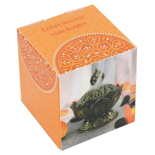 Metal Lotus Incense Cone Holder | Inspired Creative Gifts | UK Supplier