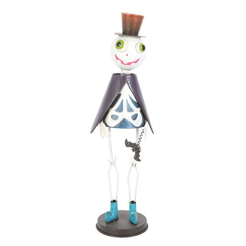Metal Skeleton Ornament with Top Hat | Ornaments | Inspired Creative Gifts