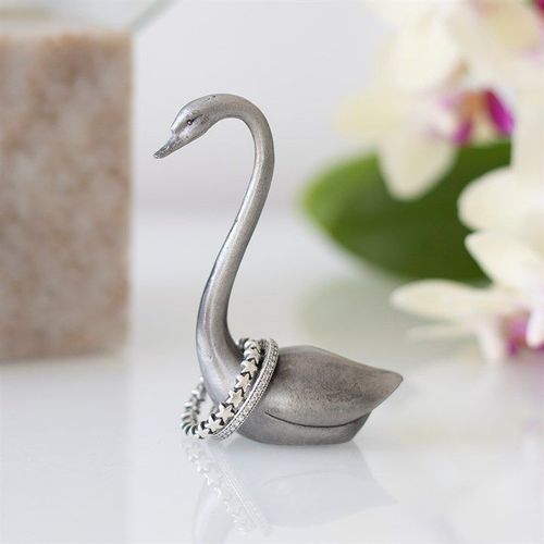 Metal Swan Ring Holder | Inspired Creative Gifts | UK Supplier