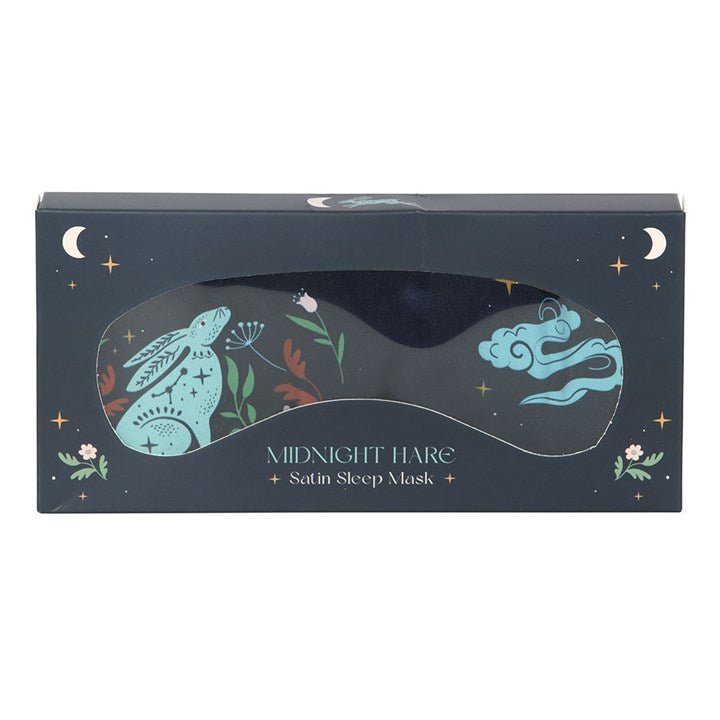 Midnight Hare Satin Sleep Mask | Inspired Creative Gifts