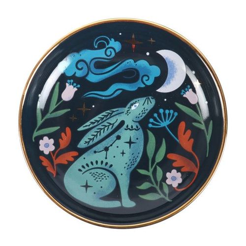 Midnight Hare Trinket Dish | Inspired Creative Gifts | UK Supplier