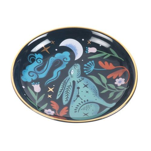 Midnight Hare Trinket Dish | Inspired Creative Gifts | UK Supplier