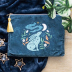 Midnight Hare Velvet Makeup Bag | Inspired Creative Gifts | UK Supplier