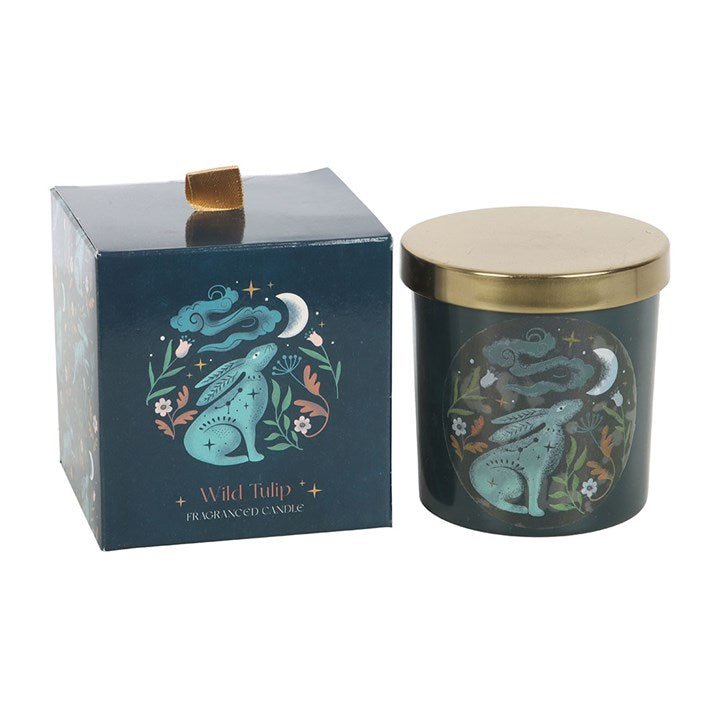 Midnight Hare Wild Tulip Candle | Inspired Creative Gifts | UK Supplier