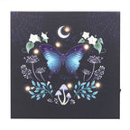 Midnight Moth Light Up Canvas Plaque | Inspired Creative Gifts | UK Supplier