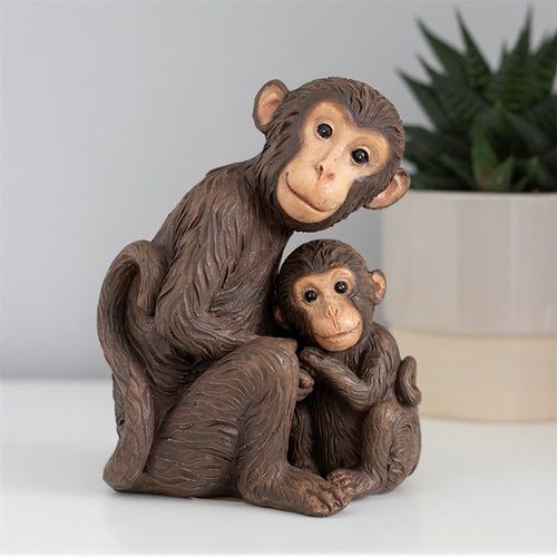 Monkey Mother and Baby Ornament | Inspired Creative Gifts | UK Supplier