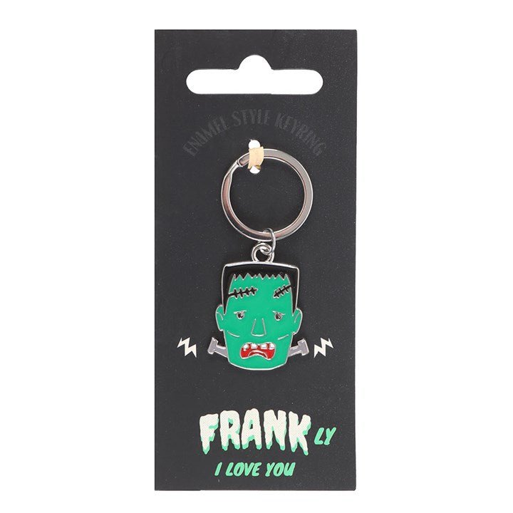 Monster Frank Enamel Keyring | Inspired Creative Gifts | UK Supplier