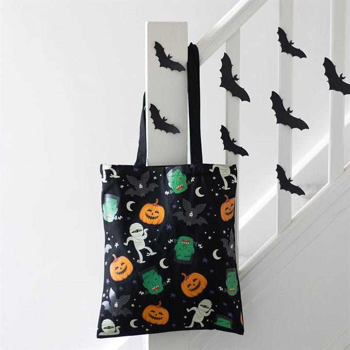 Monster Mash Print Polycotton Tote Bag | Inspired Creative Gifts | UK Supplier