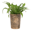 Moon Gazing Hare Bronze Terracotta Plant Pot by Lisa Parker | Inspired Creative Gifts | UK Supplier