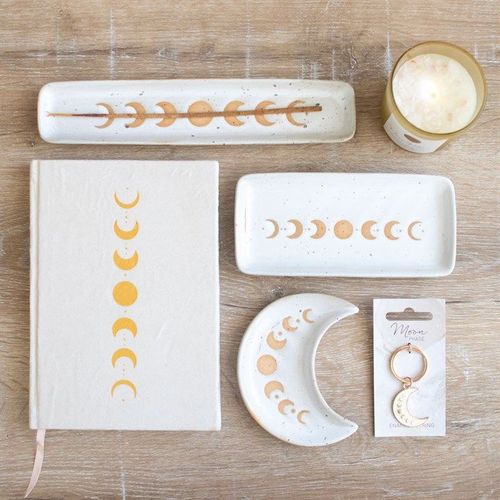 Moon Phase Velvet A5 Notebook | Inspired Creative Gifts | UK Supplier