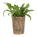 Moon Shadows Bronze Terracotta Plant Pot by Lisa Parker | Inspired Creative Gifts | UK Supplier