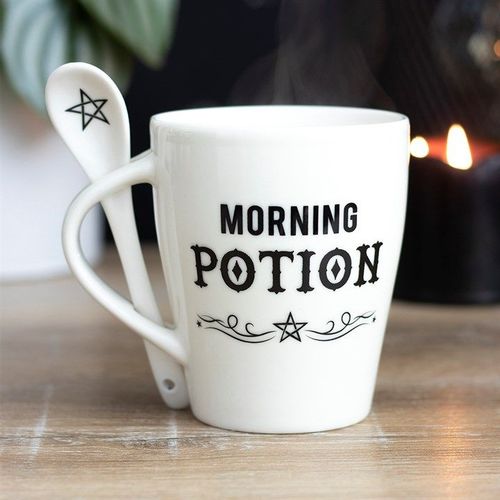 Morning Potion Mug and Spoon Set | Inspired Creative Gifts | UK Supplier