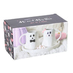 Mr and Mrs Boo Ghost Shaped Mug Set | Inspired Creative Gifts | UK Supplier