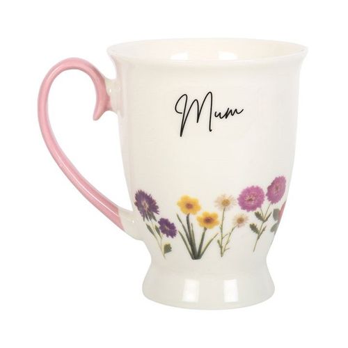 Mum Wildflower Pedestal Mug | Inspired Creative Gifts | UK Supplier