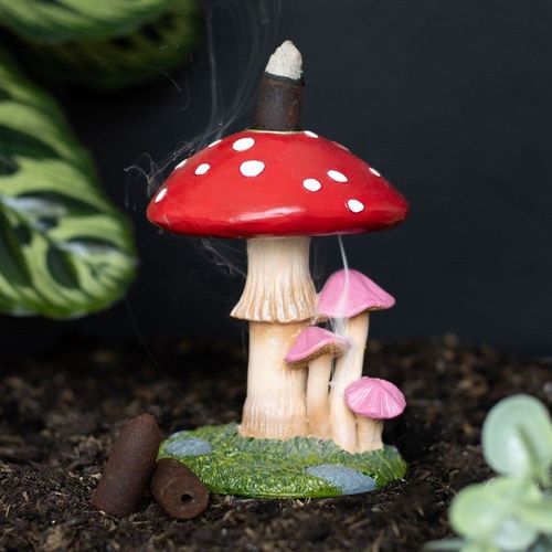 Mushroom Backflow Incense Burner | Inspired Creative Gifts | UK Supplier
