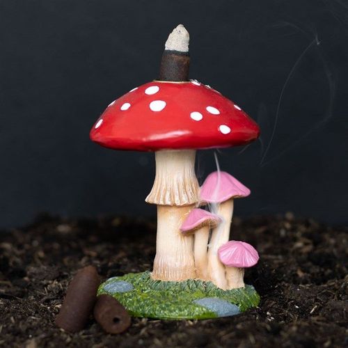 Mushroom Backflow Incense Burner | Inspired Creative Gifts | UK Supplier