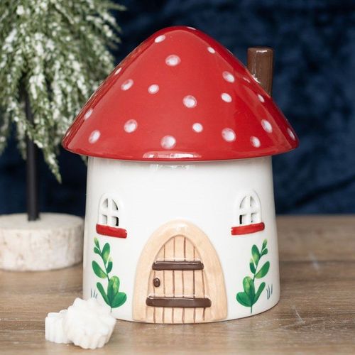 Mushroom House Oil Burner and Wax Warmer | Inspired Creative Gifts | UK Supplier