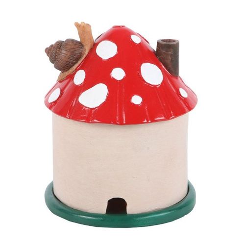 Mushroom House Resin Incense Cone Burner | Inspired Creative Gifts | UK Supplier