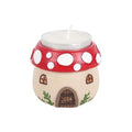 Mushroom House Resin Tealight Holder | Inspired Creative Gifts | UK Supplier