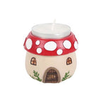 Mushroom House Resin Tealight Holder | Inspired Creative Gifts | UK Supplier