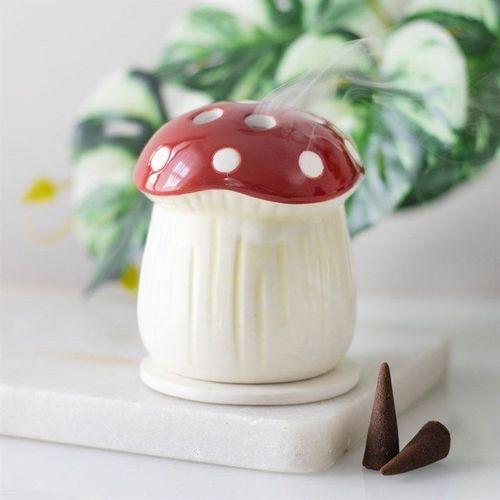 Mushroom Incense Cone Holder | Inspired Creative Gifts | UK Supplier