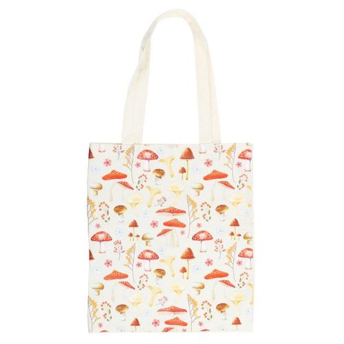 Mushroom Print Polycotton Tote Bag | Inspired Creative Gifts | UK Supplier