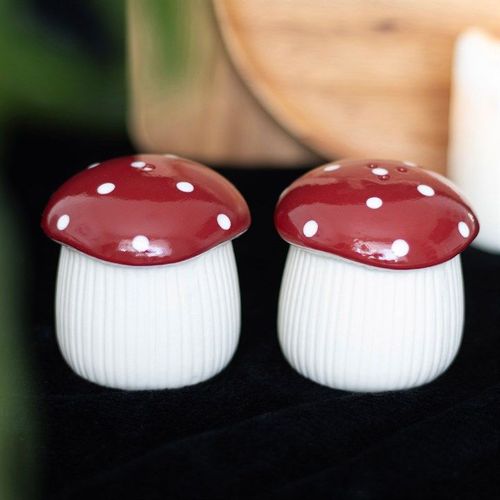 Mushroom Salt and Pepper Shakers | Inspired Creative Gifts | UK Supplier