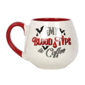My Blood Type is Coffee Rounded Mug | Inspired Creative Gifts | UK Supplier