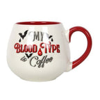 My Blood Type is Coffee Rounded Mug | Inspired Creative Gifts | UK Supplier