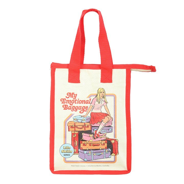 My Emotional Baggage Lunch Bag by Steven Rhodes | Inspired Creative Gifts | UK Supplier