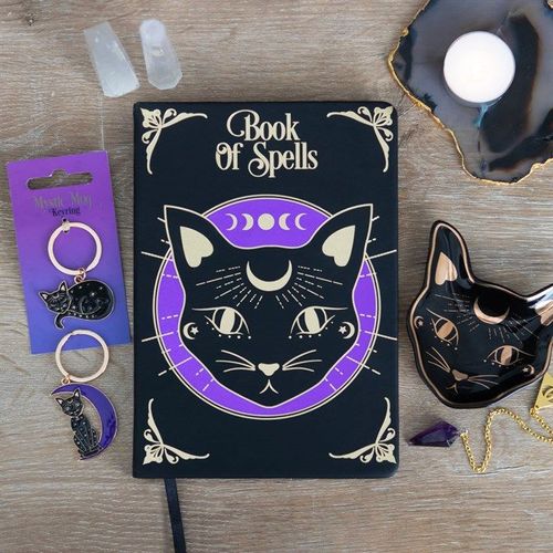 Mystic Mog Book of Spells A5 Notebook | Inspired Creative Gifts | UK Supplier