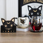 Mystic Mog Cat Face Coaster Set | Inspired Creative Gifts | UK Supplier
