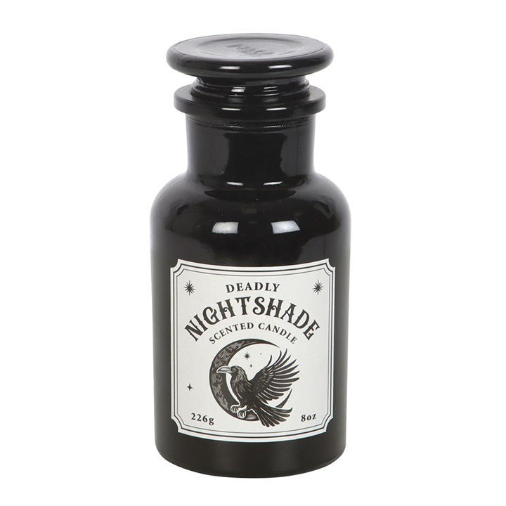 Mystic Raven Deadly Nightshade Apothecary Candle | Inspired Creative Gifts | UK Supplier