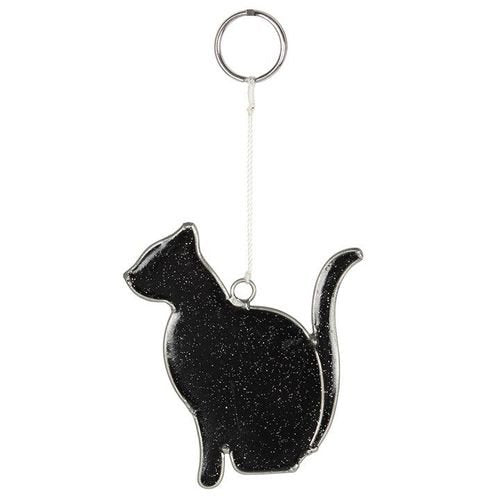 Mystical Black Cat Suncatcher | Inspired Creative Gifts | UK Supplier