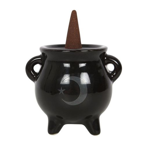 Mystical Moon Cauldron Ceramic Incense Holder | Inspired Creative Gifts | UK Supplier