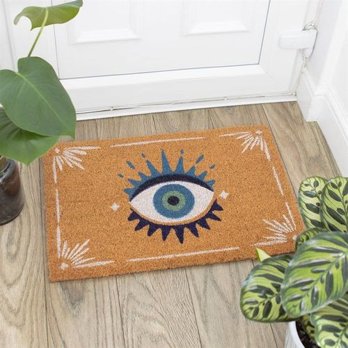 Natural All Seeing Eye Doormat | Inspired Creative Gifts | UK Supplier