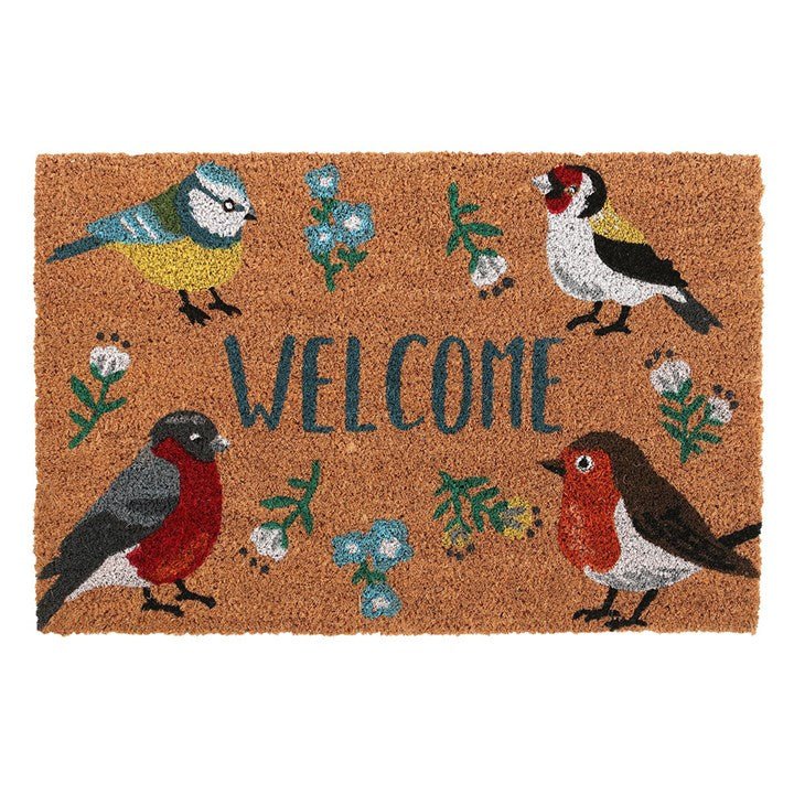 Natural British Garden Birds Doormat | Inspired Creative Gifts | UK Supplier