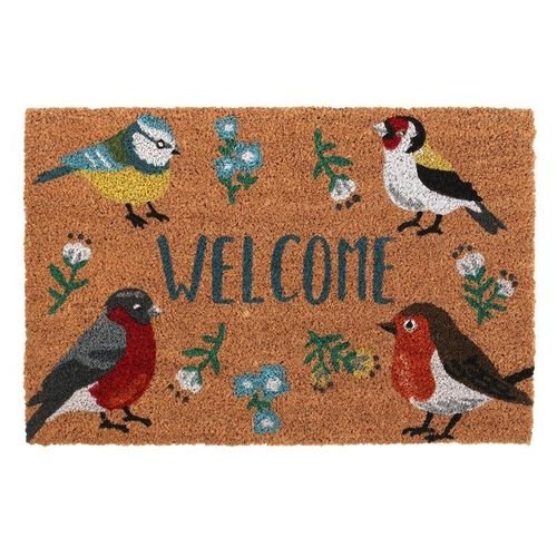 Natural British Garden Birds Doormat | Inspired Creative Gifts | UK Supplier
